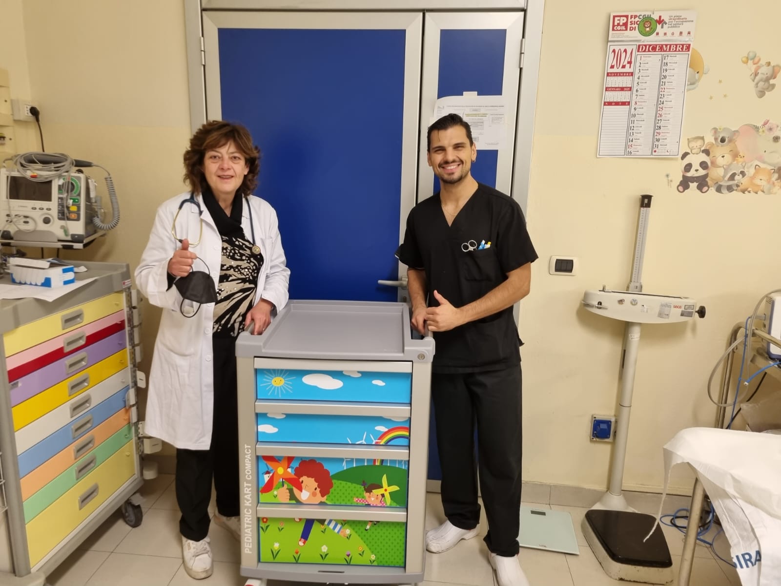 Un carrello di gioia per i piccoli pazienti dell’ Ospedale Pediatrico Umberto I di Siracusa