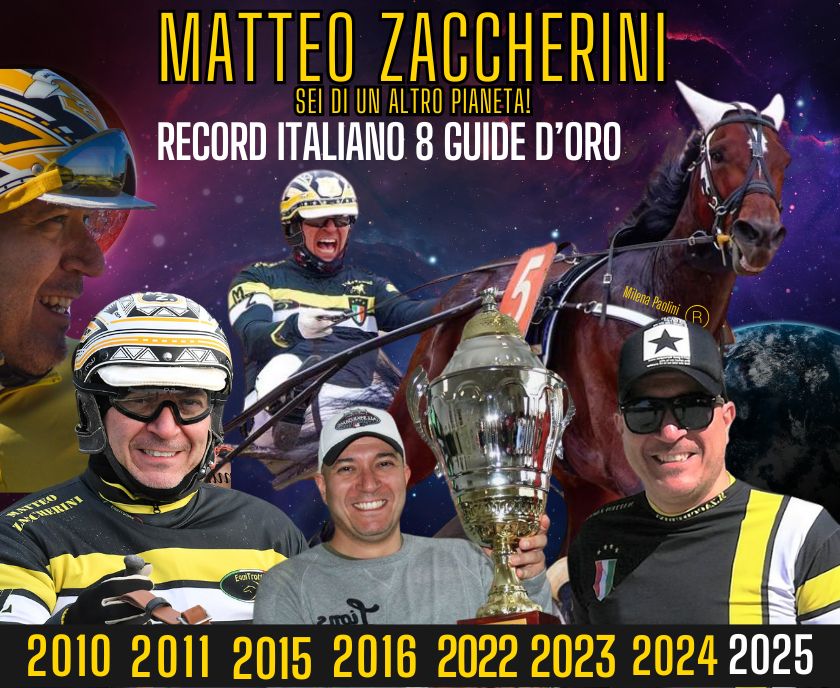 Zaccherini “di un altro pianeta” : Ottava Guida d’Oro e Record Assoluto nel 2025